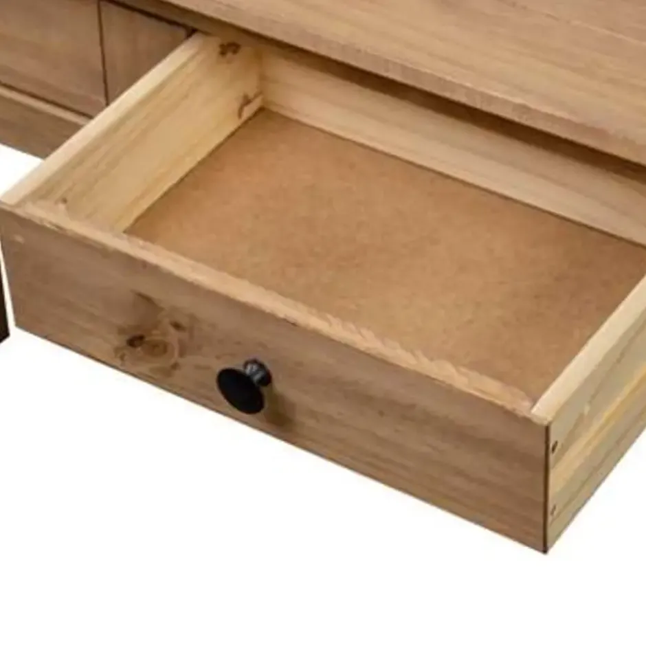 vidaXL - Wandtafel - Bruin - Grenenhout