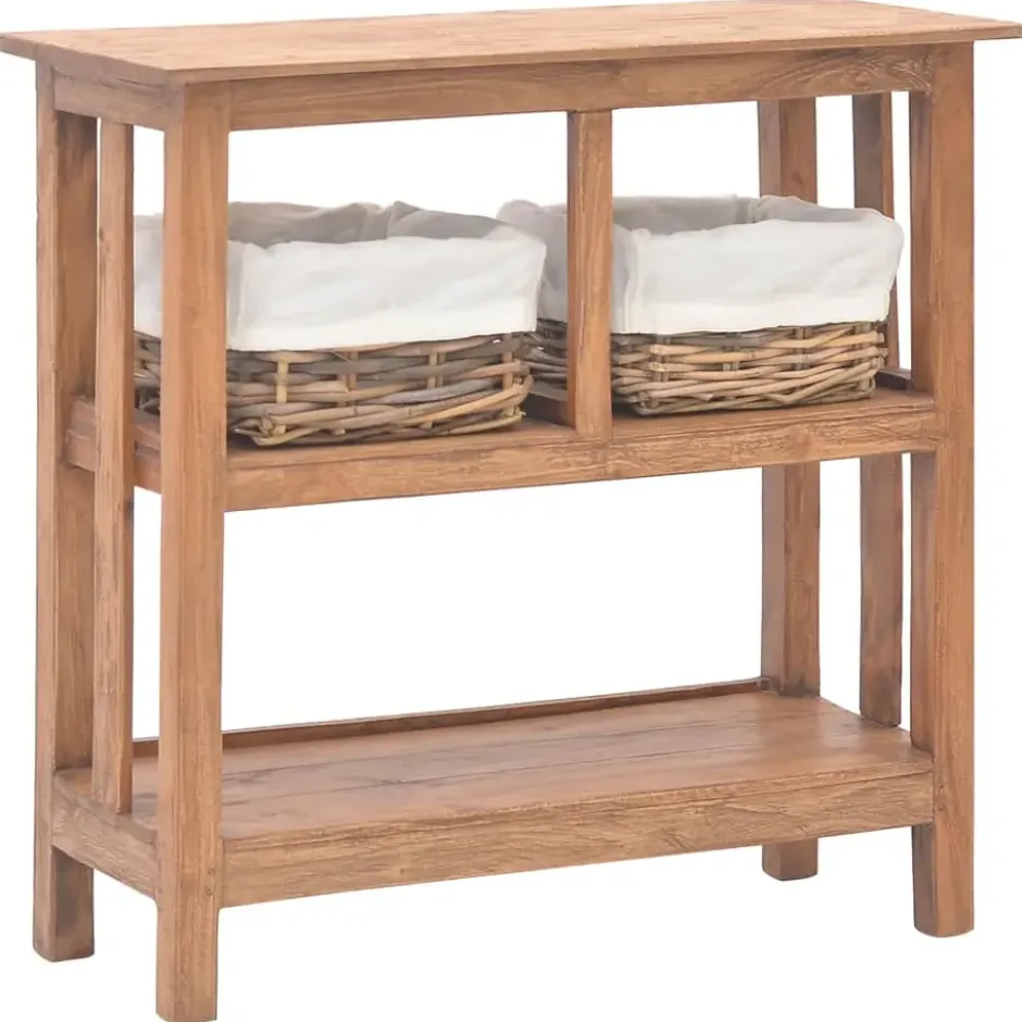 vidaXL - Wandtafel - Bruin - Hout