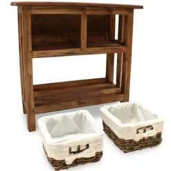 vidaXL - Wandtafel - Bruin - Hout