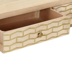 vidaXL - Wandtafel - Goud - Hout