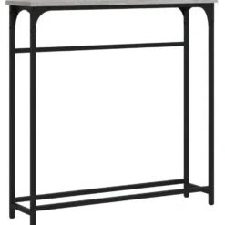 vidaXL - Wandtafel - Grijs sonoma eiken - Bewerkt hout - 75x19.5x75 cm