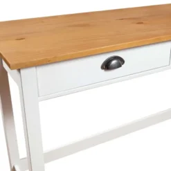 VIDAXL Wandtafel Hill Range met 2 lades 110x45x74 cm grenenhout