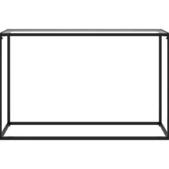 vidaXL - Wandtafel - Transparent - Glas - 120 x 35 x 75 cm