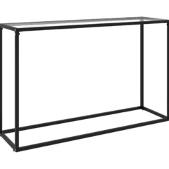 vidaXL - Wandtafel - Transparent - Glas - 120 x 35 x 75 cm