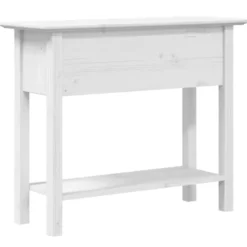 vidaXL - Wandtafel - Wit - Grenenhout