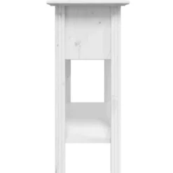 vidaXL - Wandtafel - Wit - Grenenhout