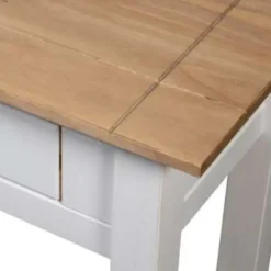 vidaXL - Wandtafel - Wit - Grenenhout