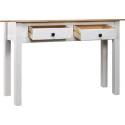vidaXL - Wandtafel - Wit - Grenenhout