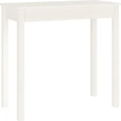 vidaXL - Wandtafel - Wit - Massief grenenhout - 80x40x75 cm