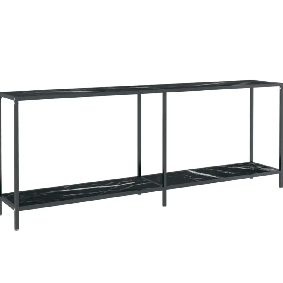 vidaXL - Wandtafel - Zwart - Glas