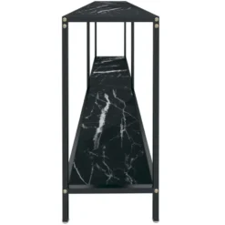 vidaXL - Wandtafel - Zwart - Glas