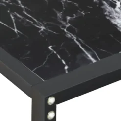 vidaXL - Wandtafel - Zwart - Glas