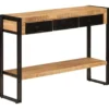 vidaXL - Wandtafel - Zwart - Hout