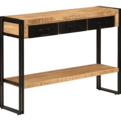 vidaXL - Wandtafel - Zwart - Hout