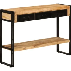 vidaXL - Wandtafel - Zwart - Hout