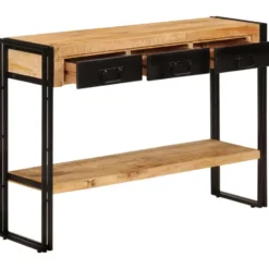 vidaXL - Wandtafel - Zwart - Hout