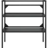 vidaXL - Wastafelframe 79x38x83 cm ijzer zwart Wastafelframe badkamerrek