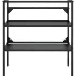 vidaXL - Wastafelframe 79x38x83 cm ijzer zwart Wastafelframe badkamerrek