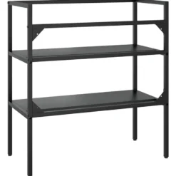 vidaXL - Wastafelframe 79x38x83 cm ijzer zwart Wastafelframe badkamerrek