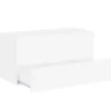vidaXL - Wastafelkast - Wit - Bewerkt hout - 90 x 38.5 x 45 cm