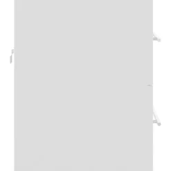 vidaXL - Wastafelkast - Wit - Bewerkt hout - 60 x 38.5 x 48 cm