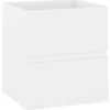 vidaXL - Wastafelkast - Wit - Bewerkt hout - 41 x 38.5 x 45 cm
