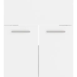 vidaXL - Wastafelkast - Wit - Bewerkt hout - 41 x 38.5 x 46 cm