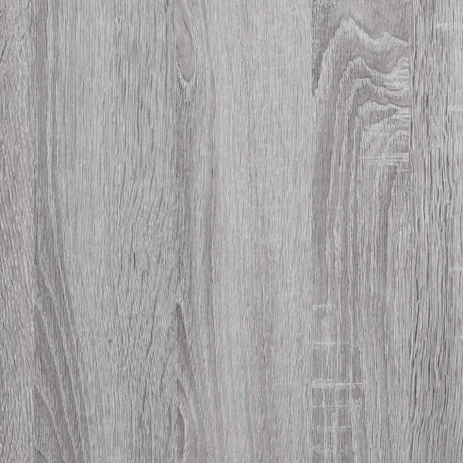 vidaXL - Wastafelkast 58x33x60 cm bewerkt hout grijs sonoma eikenkleurig