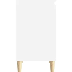 vidaXL - Wastafelkast 58x33x60 cm bewerkt hout wit