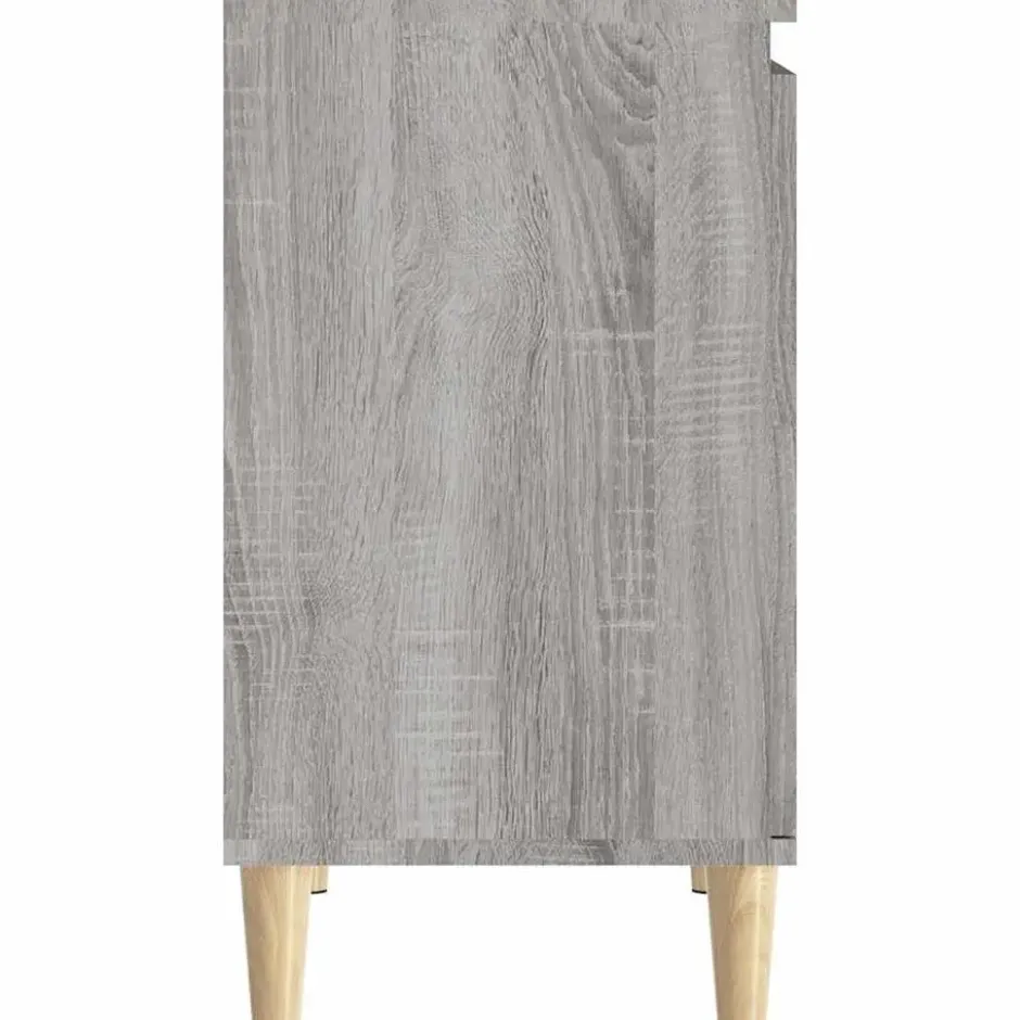 vidaXL - Wastafelkast 58x33x60 cm grijs sonoma eikenkleurig bewerkt hout