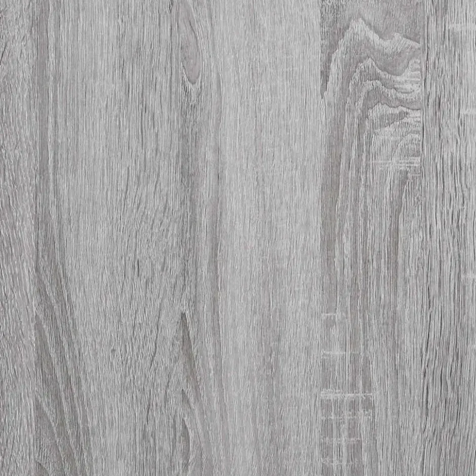vidaXL - Wastafelkast 58x33x60 cm grijs sonoma eikenkleurig bewerkt hout