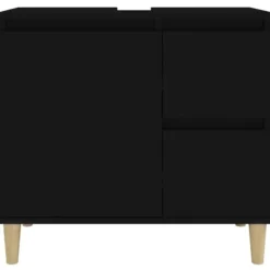 vidaXL - Wastafelonderkast met 1 deur 2 lades - Sonoma eiken - 65x33x60 cm