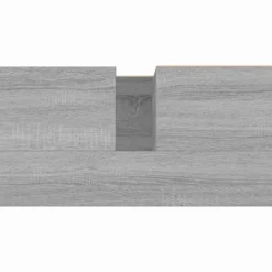 vidaXL - Wastafelonderkast met 2 lades - Grijs sonoma eiken - Hout - 65 cm