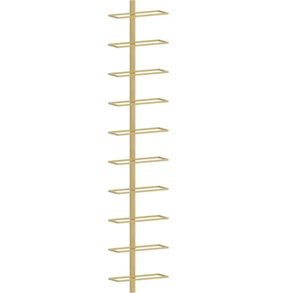 vidaXL - Wijnrek - Goud - Metaal