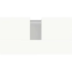 vidaXL - Wit Wastafelonderkast - 1 deur 2 lades - Hout en metaal - 65x33x60 cm