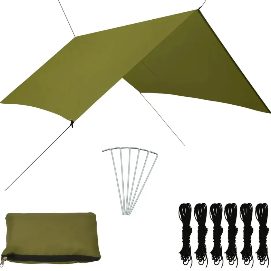 vidaXL - Zeil - Groen - 3 x 2.85 m