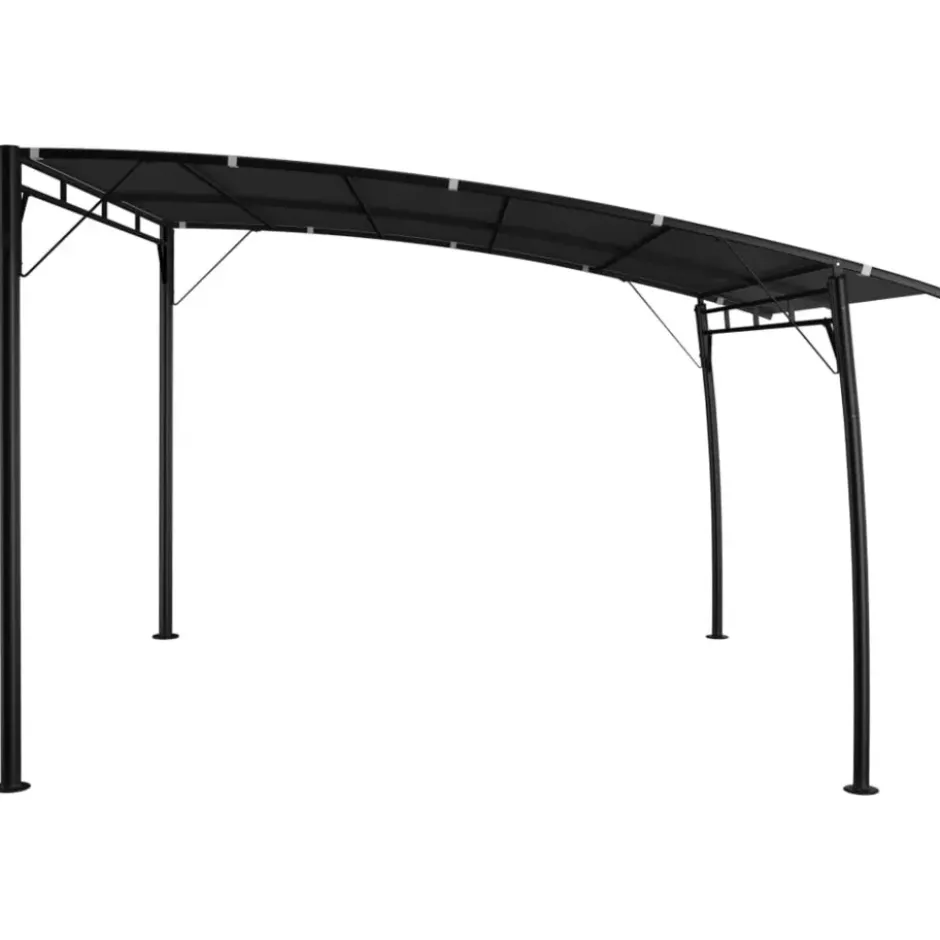 vidaXL - Zonneluifel - Antraciet - Polyester - 3 x 3 x 2.55 m