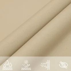 vidaXL - Zonnezeil - Beige - 2 x 2 m