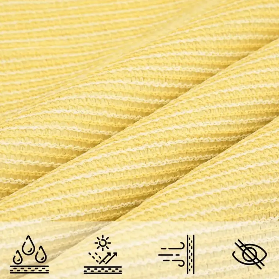 vidaXL - Zonnezeil - Beige - 2 x 4 m
