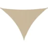 vidaXL - Zonnezeil - Beige - 3.5 x 3.5 x 4.9 m