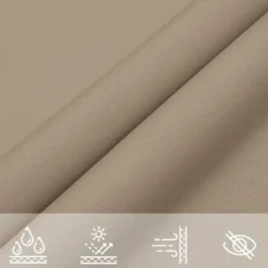 vidaXL - Zonnezeil - Taupe - 2 x 3 m