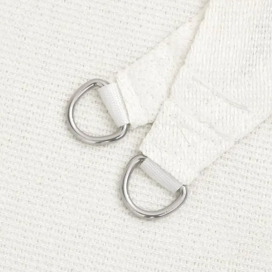 vidaXL - Zonnezeil - Wit - 3.6 x 3.6 x 3.6 m