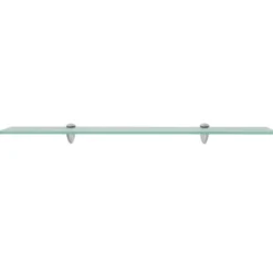 vidaXL - Zwevende Plank - Transparent - Glas - 80 x 20 cm