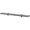 vidaXL - Zwevende Plank - Zwart - Glas - 70 x 10 cm
