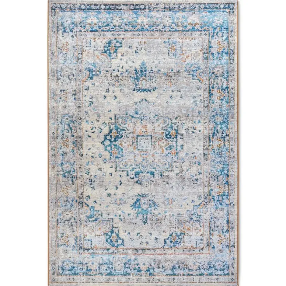 Villeroy & Boch Buitenkleed Vintage Creme Blauw - 120x180 CM