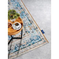 Villeroy & Boch Buitenkleed Vintage Creme Blauw - 120x180 CM