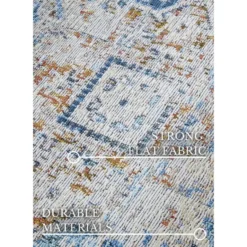 Villeroy & Boch Buitenkleed Vintage Creme Blauw - 120x180 CM