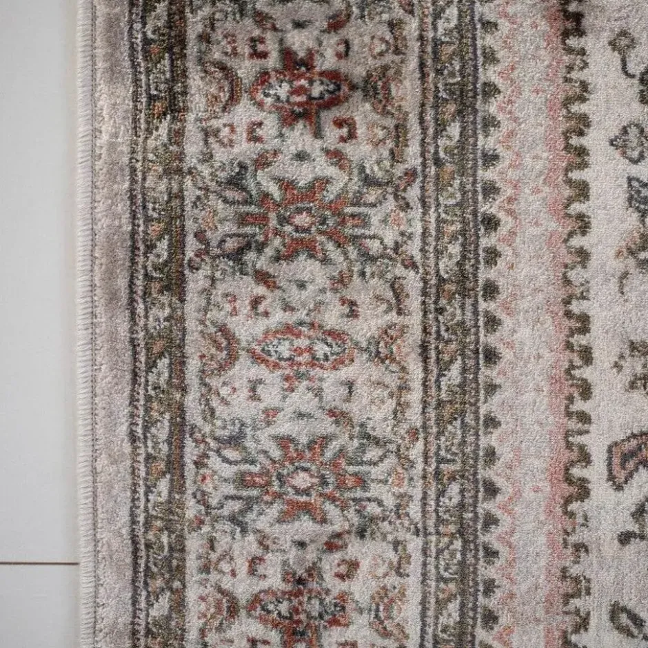 Vintage Vloerkleed Sivas Roze/Beige - Viscose - Tier - 240 x 170 cm