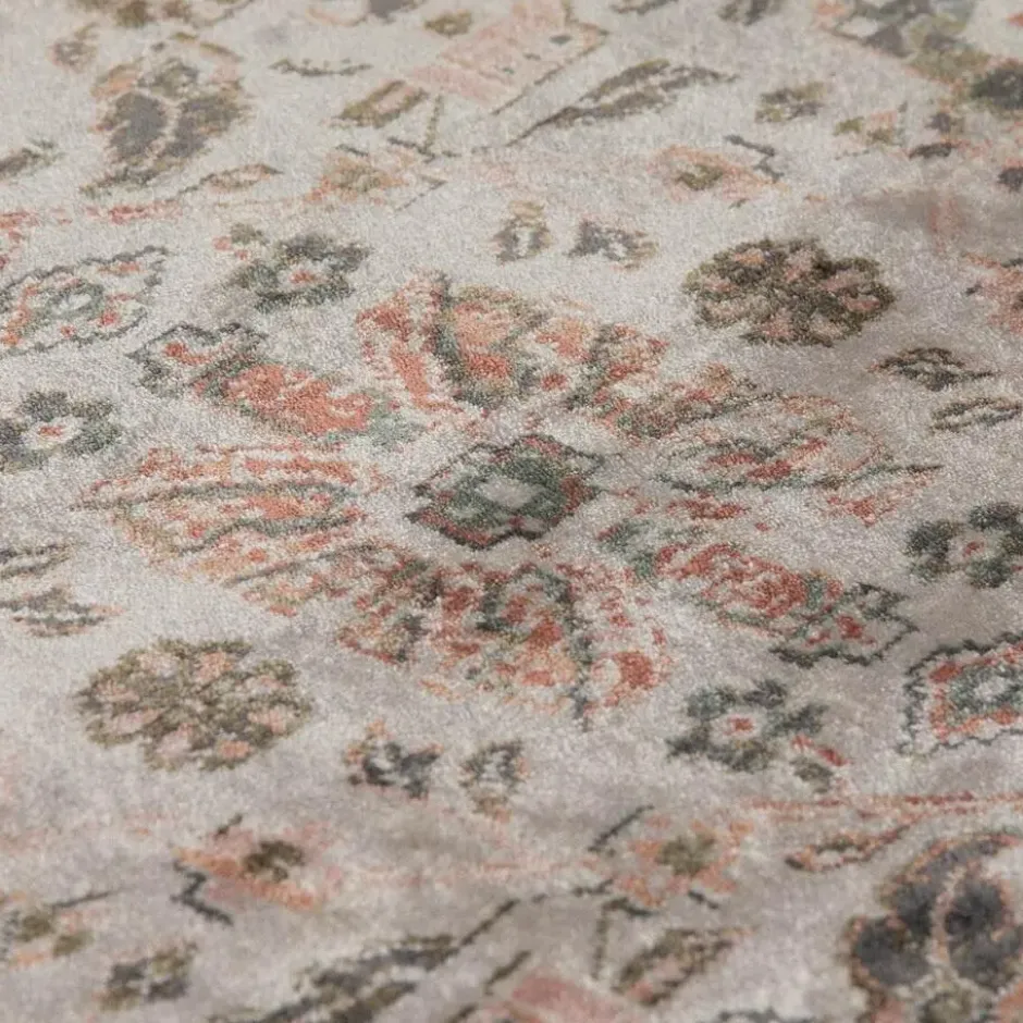 Vintage Vloerkleed Sivas Roze/Beige - Viscose - Tier - 240 x 170 cm