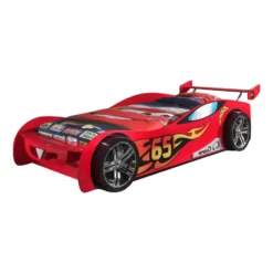 Vipack autobed Le Mans - rood - 66x111x246 cm